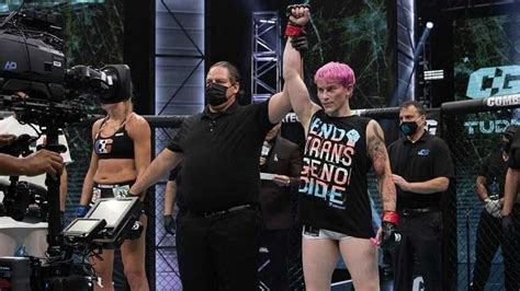 Transgender fighter Alana McLaughlin submits Celine Provost in 